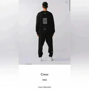 HOUSE iD Pullover Black Crewneck Sweatshirt Adult Size S oversized relaxed urban